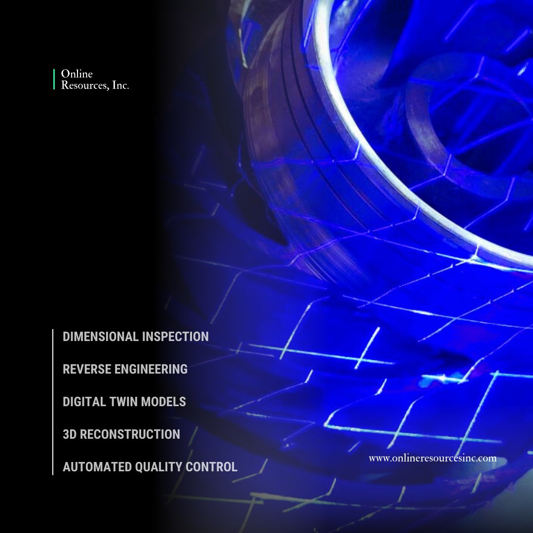 ORI3dtech's tweet image. Revolutionize your data collection with 3D scanning from Online Resources, Inc.! Get results 9x faster, complete surface profiles, no contact, and precision down to 12 microns. Upgrade your workflow today! 🚀 #3DScanning #Innovation #Precision #Metrology #ReverseEngineering