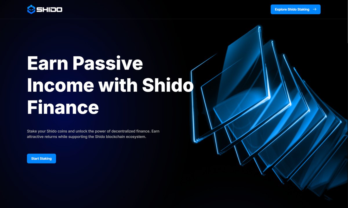 Unlocking a new era of staking on the Shido Network

Stay tuned