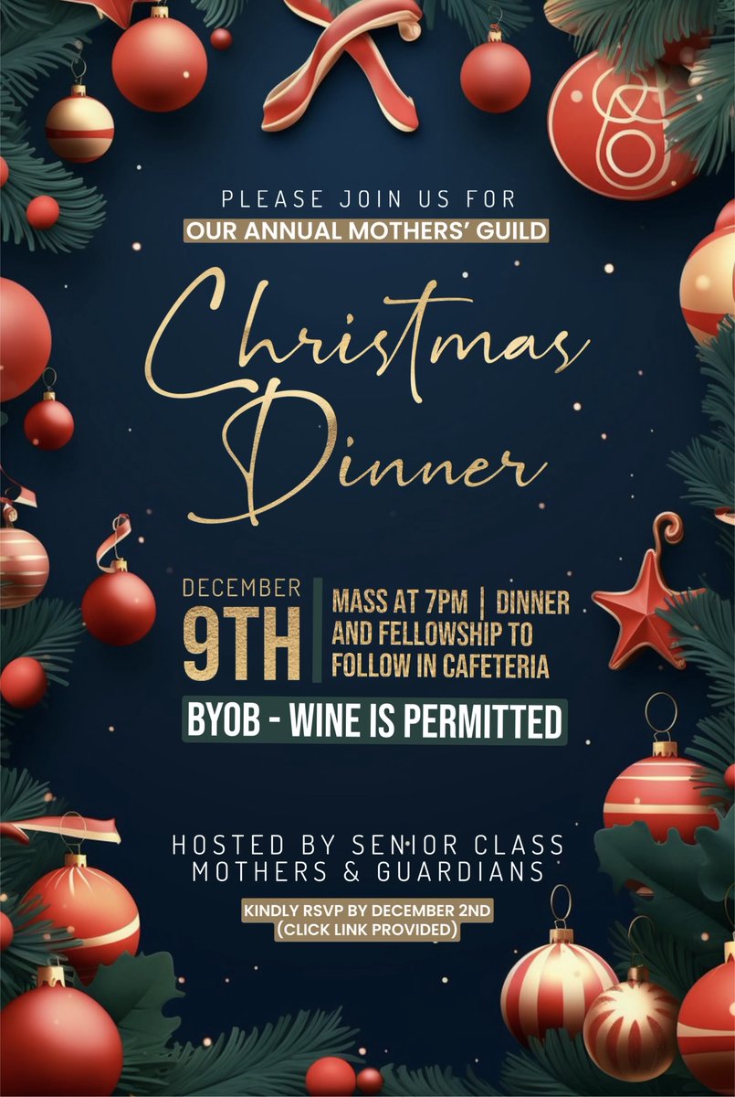 GuildHgp's tweet image. We have a lot going on this month for the Mothers Guild.   Saint Johns Hospice collection; Poinsettia Sale; Christmas Mass and Dinner 12/9 and Raffle for a Saint Laurent Clutch.  Details for all of these are on our HGP MG website!
holyghostprep.org/community/pare…