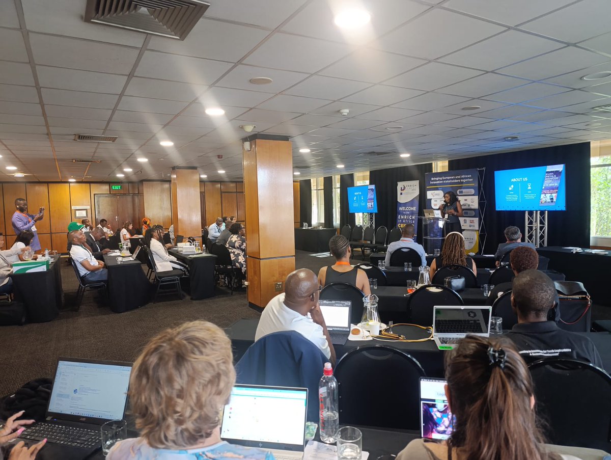 hapaSpace's tweet photo. Hapa Space sharing the success story of SEADE at the Department of Science and Innovation 2024 edition of the Science Forum. The Enrich in Africa Center is running a side event

#seade
#hapaspace
#hapaimpact https://t.co/0duXO8MzPC