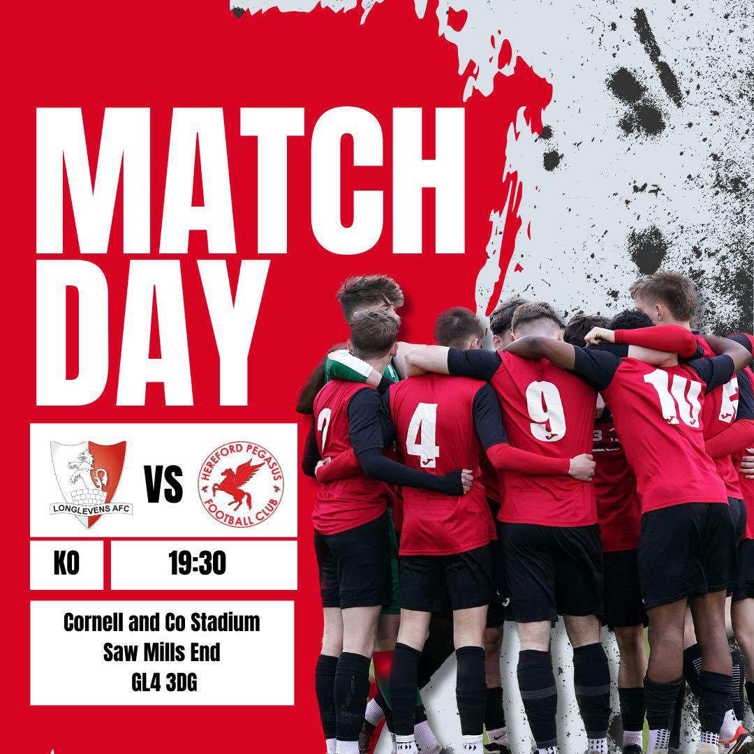 Longlevens18s's tweet photo. Tonight the boys host Hereford Pegasus in a top of the league show down. Get down and support the boys if you can. Wrap up warm teas and coffees will be open. @longlevensafc @SevernSport @HerefordPegasus @CheltYFL https://t.co/9uaYoZyqKj