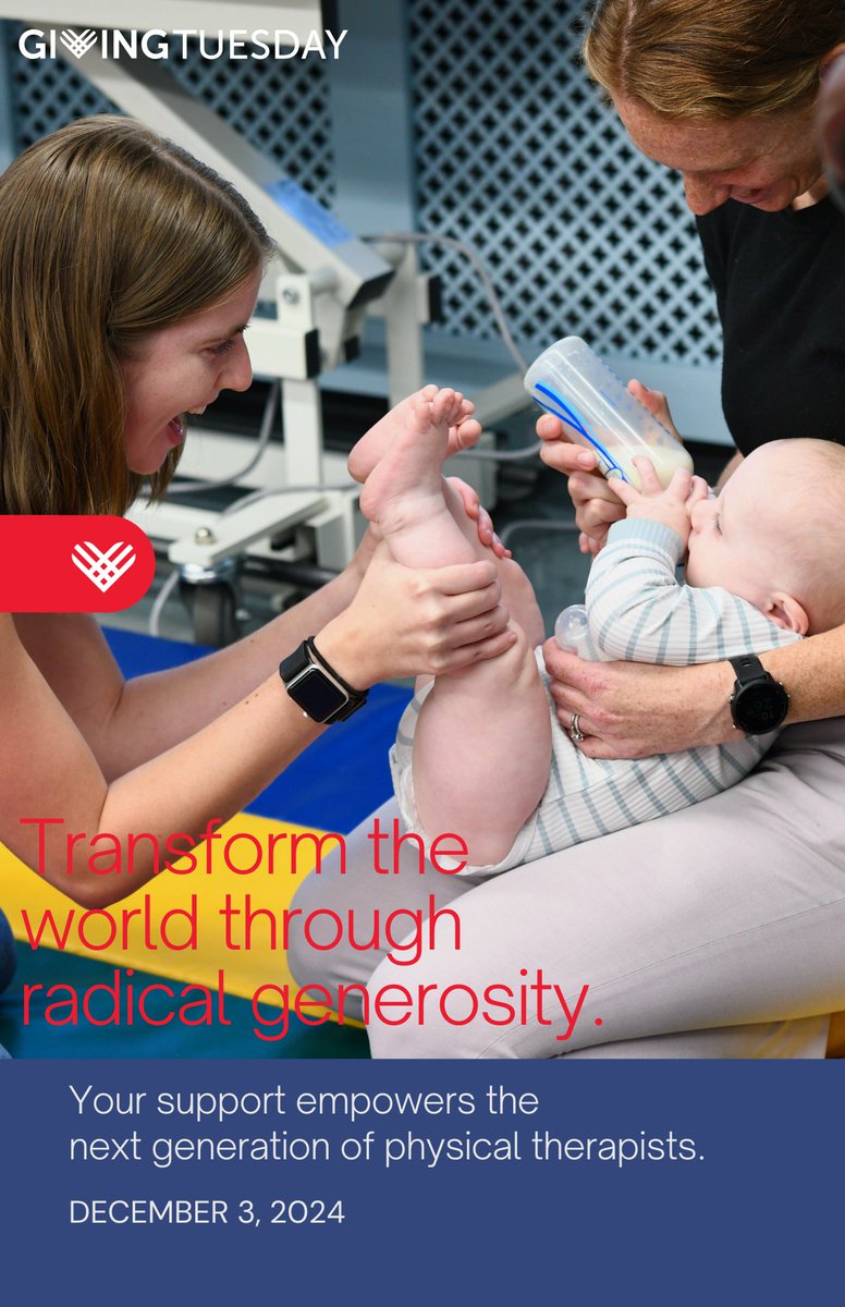 GivingTuesday is tomorrow December 3rd, by contributing to our Student Scholarship Fund, you are empowering the next  generation of physical therapists. We  invite you to make a gift today

medicine.givenow.columbia.edu/?alloc=28843#