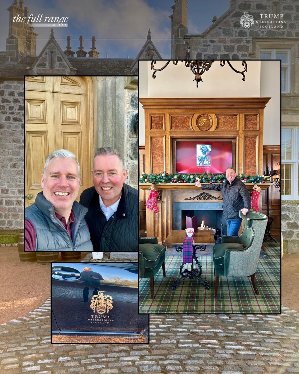 Last week we had a great lunch and catch up with Craig Wilson at Trump Aberdeen. It was great to see how well Craig is and how positive his attitude to life is. The Full Range have been working with Craig for over 15 years and we always appreciate his support. 

#TheFullRange