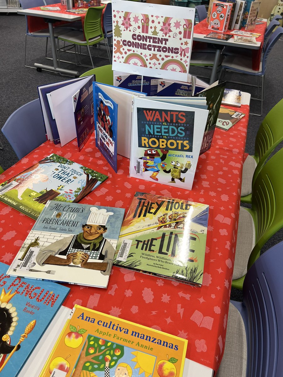 Come “taste” some of the new books in our library any day this week! 👏🏼📚🎁❤️ #mymisdreads #itsaslaughterthing <a href="/SlaughterLC/">Slaughter Elem LC</a> <a href="/SlaughterES/">Slaughter Elementary</a> #wearemckinney