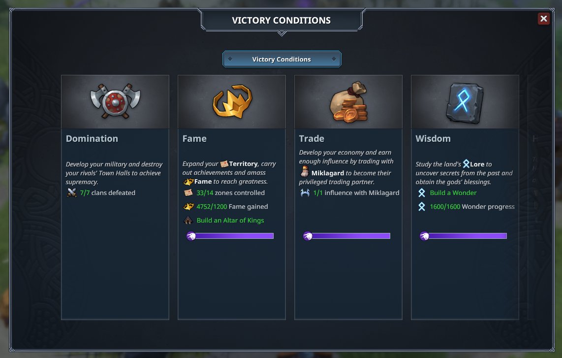 So I tried out the Northguard game that was on the steam autumn sale. It's pretty cool, just 100% completed a large map in single player with the raven clan. Already have multiple other wins with the stag clan.