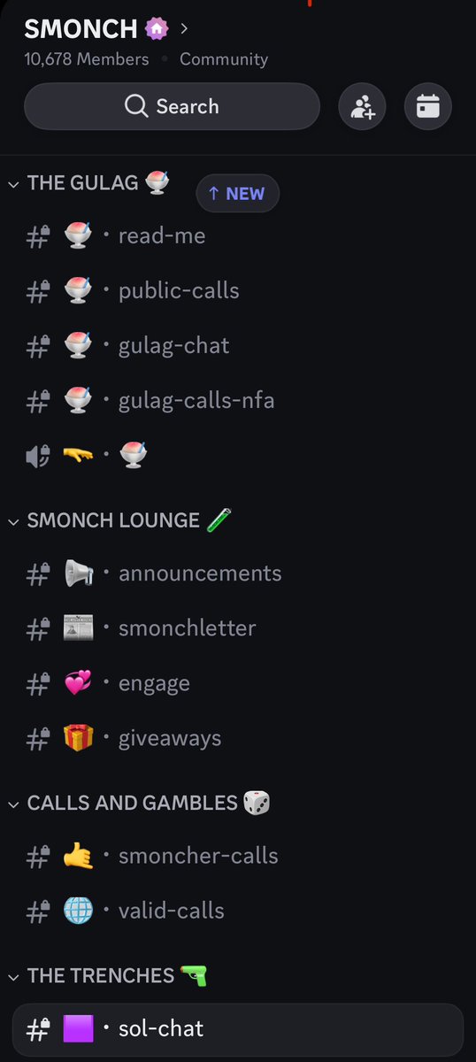 Early Access invites to SMONCH have begun rolling out. 

Make sure to check your DMs/Requests.
The invites will only come from this account or <a href="/nftPAPI_G/">PAPI.G</a>.

Didn't get one? Don't worry.

The (Public) Gulag is opening soon.

To our OGs,
Welcome to your new home. 

Happy SMONCHing!