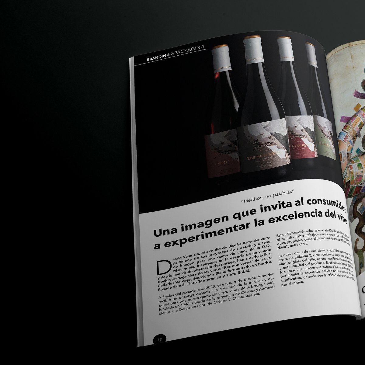 armoder1's tweet image. la @RevistaInfopack ha dedicado un artículo en su ultima edición, al diseño que hemos desarrollado en Armoder para los vinos Res Non Verba. Agradecemos a Bodegas Sidl por confiar en nuestro estudio Armoder y a la revista por destacar nuestro proyecto. lnkd.in/eXYm6niH