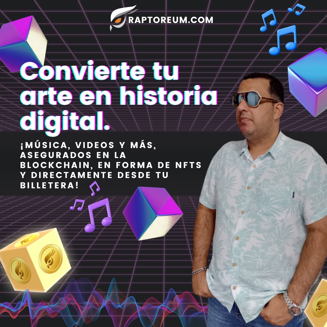 RaptoreumE's tweet photo. #Música #NFTs #RTM #Capa1
🎧 #Artistas y creadores de música, Raptoreum (RTM) es la clave para proteger tus derechos de autor. Al estar sobre la capa 1 tienes seguridad total para tus imágenes, canciones y videos. ¡Nada de contratos inteligentes, solo #Blockchain en tu billetera. https://t.co/1rtzk5FByN