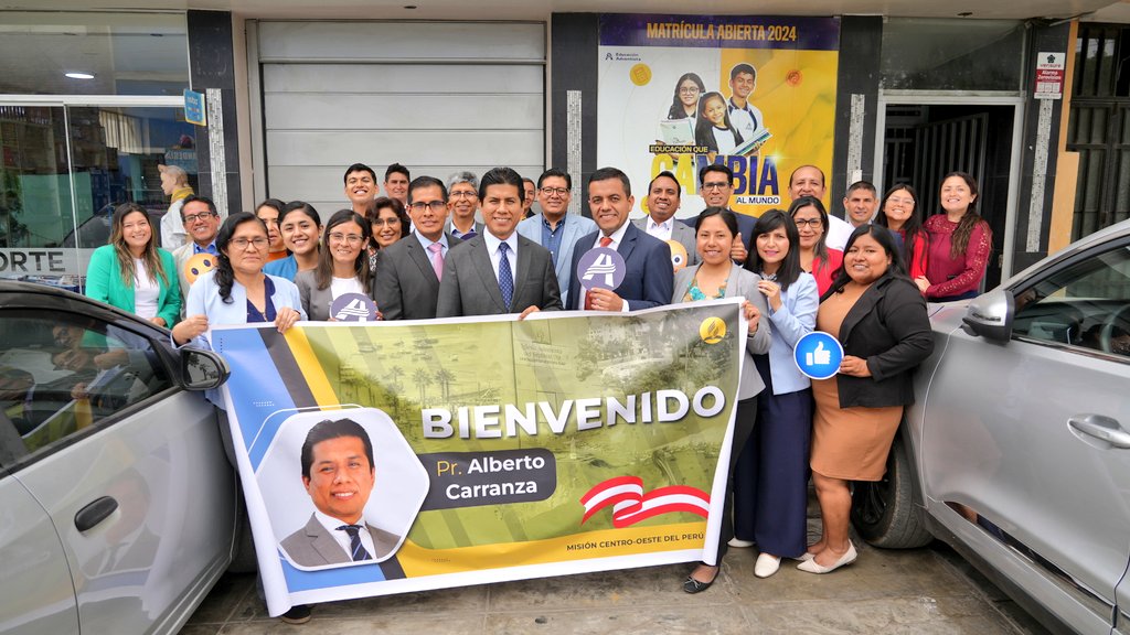 AdventistaMiCOP's tweet photo. ✨Con mucha alegría y entusiasmo es recibido el Pr. Alberto Carranza a la Misión Centro-Oeste del Perú 🇵🇪 , recientemente elegido como presidente del campo 📌🏢

¡Bienvenido pastor! 
#RID https://t.co/lSkfMY8Srd