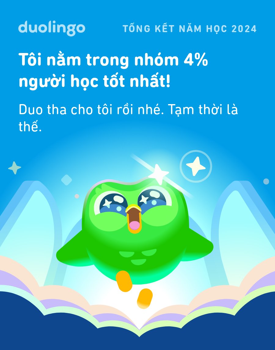 LmLuc2's tweet photo. Năm nay Duo có tha mạng cho bạn không? #Duolingo365 https://t.co/O8SvXKzWI7