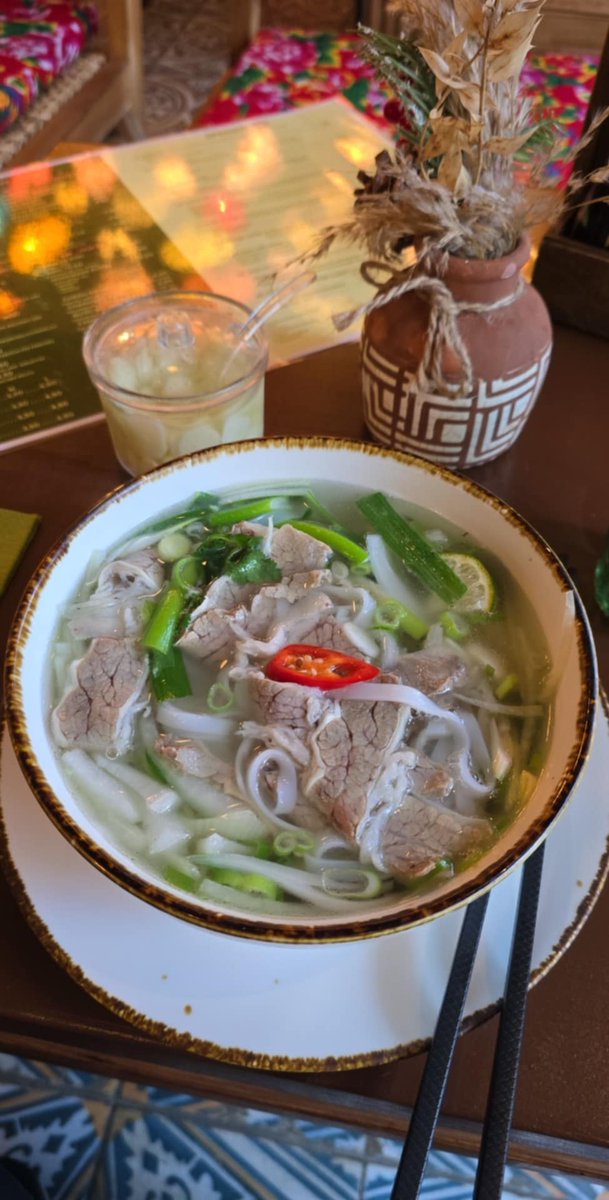 Nothing better on cold days than a nice big ol' hot bowl of Pho 💜💜