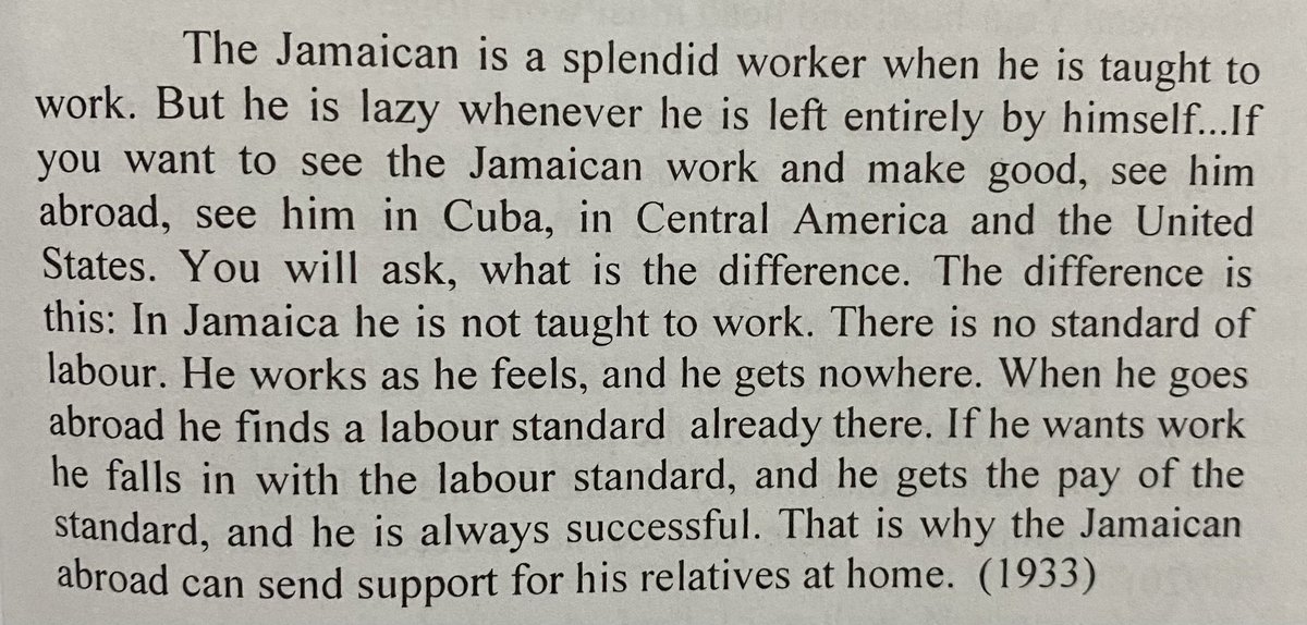 Marcus Garvey on the productivity of the Jamaican worker