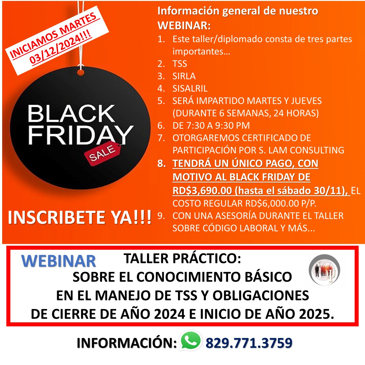 LamSusana's tweet photo. CYBER MONDAY... INSCRÍBETE YA, Aprovecha!!! https://t.co/n3PfkTYdCM
