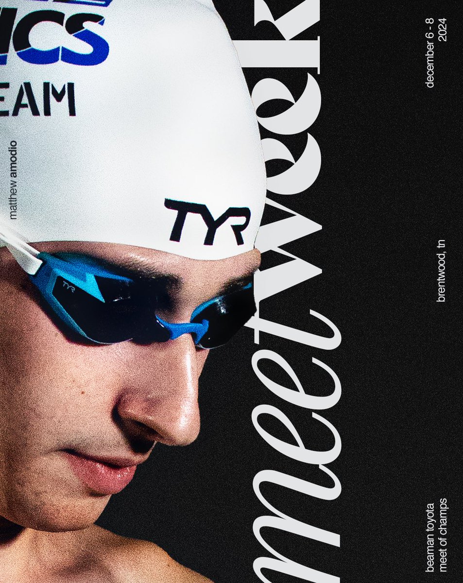 ExcelAquatics's tweet photo. Time to go mid-season racing! 

The Beaman Toyota Meet of Champs kicks off Friday!

#ExcelAquatics | #teamTYR https://t.co/FE19dFiGSG