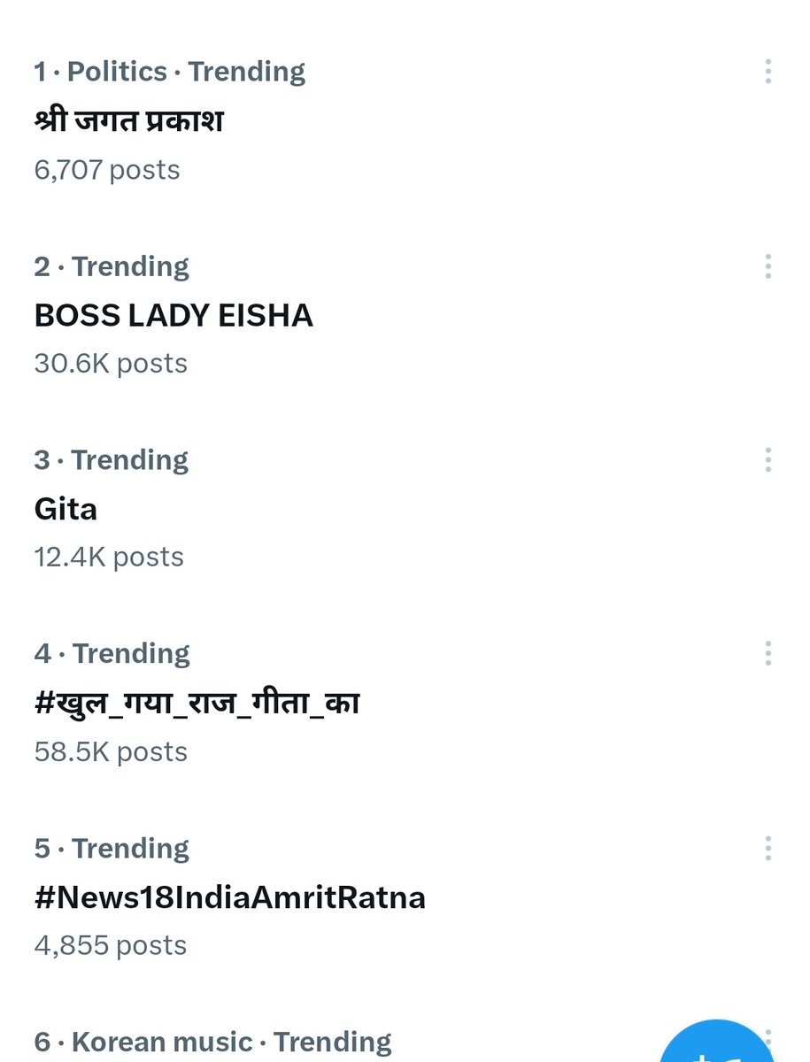KhabriBossLady's tweet photo. The second female contestant of #BiggBoss18 whose visible Trend reached 2nd position, yes, it's #EishaSingh from whom her fans are trending 
BOSS LADY EISHA https://t.co/FFyxVwnkbJ