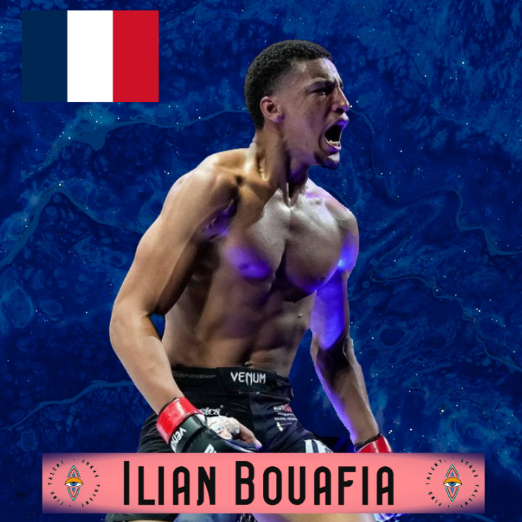 MMAScout (@justscoutingmma) on Twitter photo #13: Ilian Bouafia
5-0 Middleweight/Light Heavyweight Representing France
6'5, 100% TKO Finish Rate, 80% Round One Finish Rate
Accurate Striker, Capable Counter Wrestler
Interesting Fact: Burberry-Accredited Fashion Model
<a href="/Mickmaynard2/">Mick Maynard</a> <a href="/seanshelby/">Sean Shelby</a> <a href="/danawhite/">danawhite</a> <a href="/ufc/">UFC</a> #13: Ilian Bouafia
5-0 Middleweight/Light Heavyweight Representing France
6'5, 100% TKO Finish Rate, 80% Round One Finish Rate
Accurate Striker, Capable Counter Wrestler
Interesting Fact: Burberry-Accredited Fashion Model
<a href="/Mickmaynard2/">Mick Maynard</a> <a href="/seanshelby/">Sean Shelby</a> <a href="/danawhite/">danawhite</a> <a href="/ufc/">UFC</a>