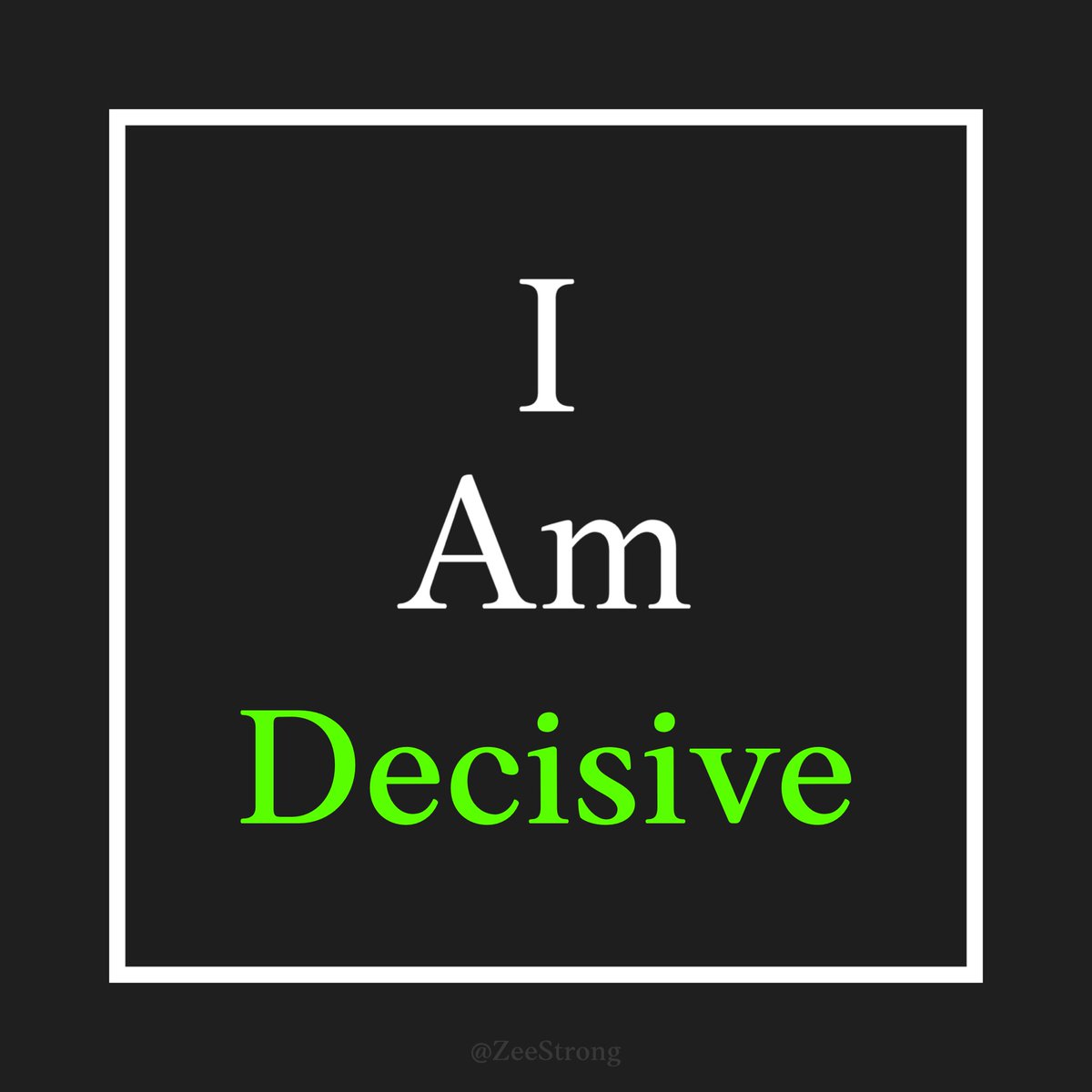 ZeeStrong60's tweet photo. Today's I Am since @BarbyIngle ask...
#PainFoundation #ZeeStrong #Decisive https://t.co/OV75puVvpW