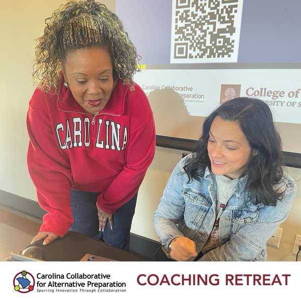 TriaJG79's tweet image. We’re excited to host our bi-annual Coaching Retreat. 

CarolinaCAP coaching Teachers and Site-based Coaches from across SC are coming together to lean into effective coaching practices that foster collaboration. #SpurringInnovation