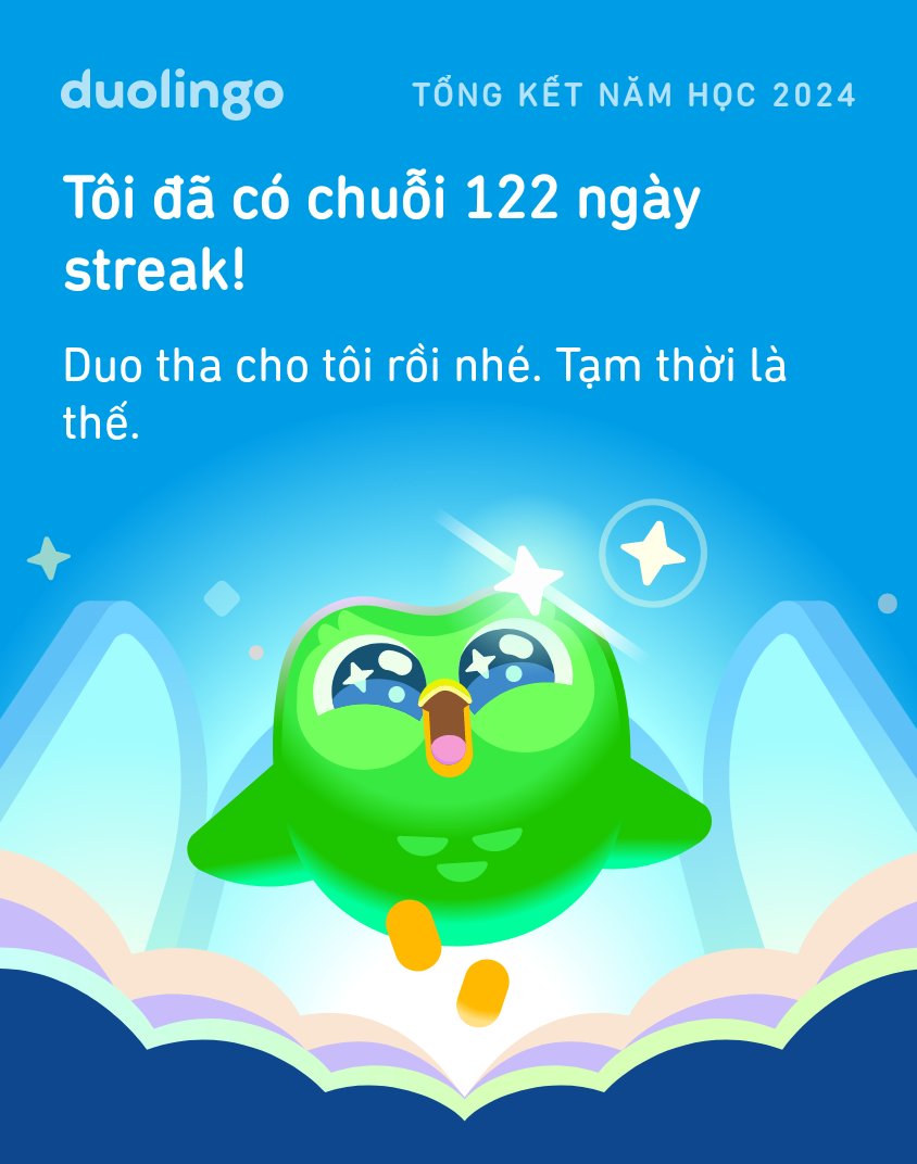 quyet027's tweet photo. Năm nay Duo có tha mạng cho bạn không? #Duolingo365 https://t.co/fYceMykmgl