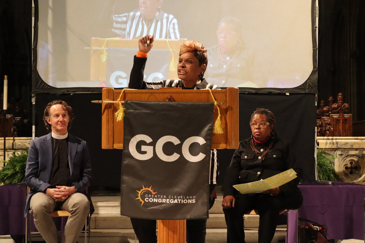 GCC needs your support to continue our work including:

- Our Battle for Democracy pgm engaging low-propensity voters
-Our criminal justice reform efforts
-Our Color of Health campaign to bring a primary care clinic to Lee Harvard

Donate now: …elandcongregations.networkforgood.com