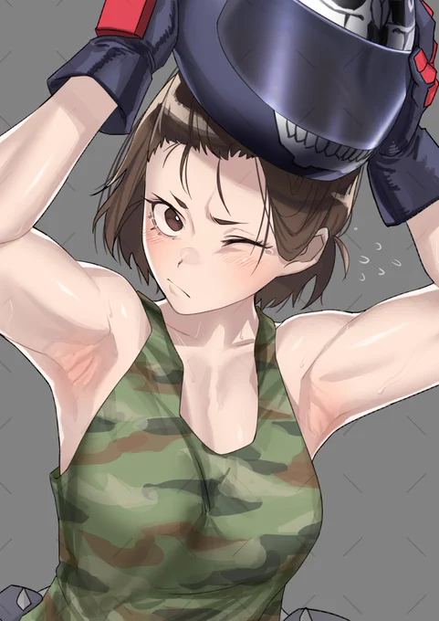 93日目 風間あきら/私立ジャスティス学園#100日チャレンジ #格ゲーキャラ描こうぜ 