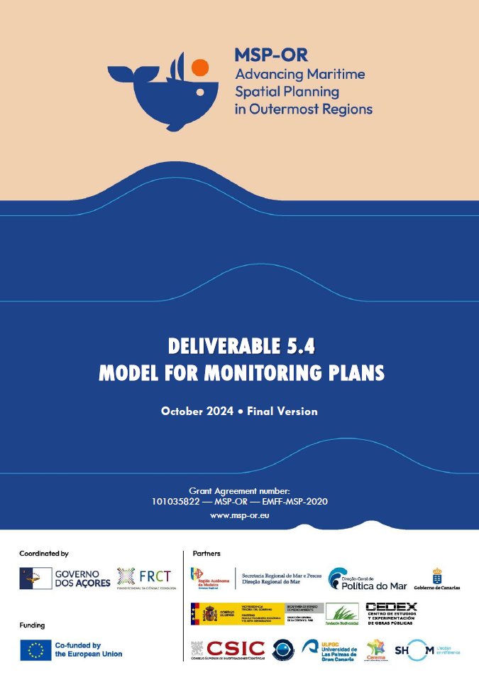 MSP-OR Project (@mspforrup) on Twitter photo 🌊 Advancing MSP in Outermost Regions! The <a href="/MSPforRUP/">MSP-OR Project</a> delivers a tailored Monitoring Plan Model for adaptive MSP 🌍📊. Explore guidelines, regional adaptations, & recommendations for Azores, Madeira, Canary Islands & French Guiana!
Read more: drive.google.com/file/d/1dqpKzS…
#EMFAF #EMFF 🌊 Advancing MSP in Outermost Regions! The <a href="/MSPforRUP/">MSP-OR Project</a> delivers a tailored Monitoring Plan Model for adaptive MSP 🌍📊. Explore guidelines, regional adaptations, & recommendations for Azores, Madeira, Canary Islands & French Guiana!
Read more: drive.google.com/file/d/1dqpKzS…
#EMFAF #EMFF