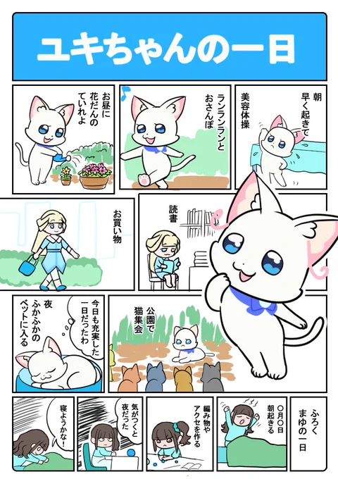 ユキちゃんの一日 