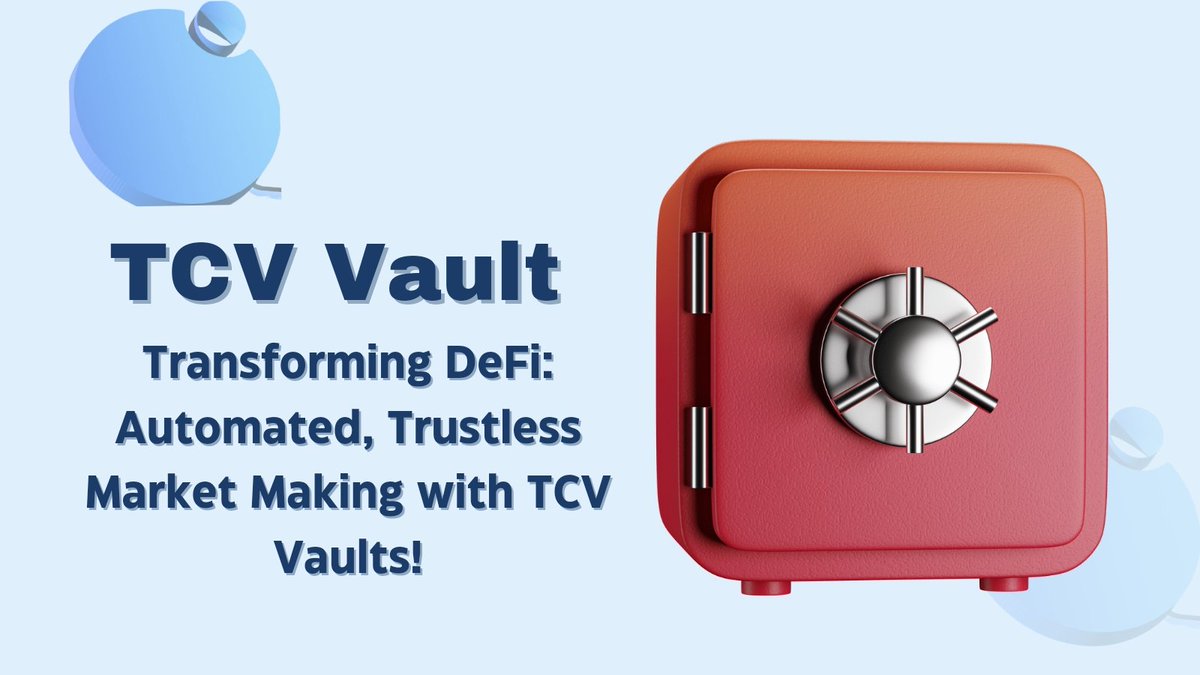 Patra_Goodday's tweet image. Welcome to the future of DeFi with TCV! 

 Take control of your liquidity with an automated and efficient system that operates securely and trustlessly. 

Are you ready to elevate your market-making strategies?

Then walk with me🧵
@tcv_platform #TCV #Thread #Contest