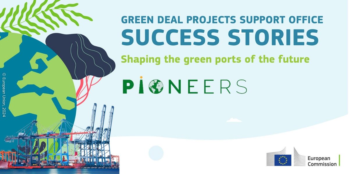 cinea_eu's tweet image. 🙌#ProjectInFocus Ahead of #SeastoSkies this week, meet @PIONEERS_EU coordinated by @PortofAntBruges  
🚢Discover how this project is shaping the future of green ports, driving sustainable transport and reducing emissions in shipping 
🔗europa.eu/!m68nDh
#EU #H2020transport