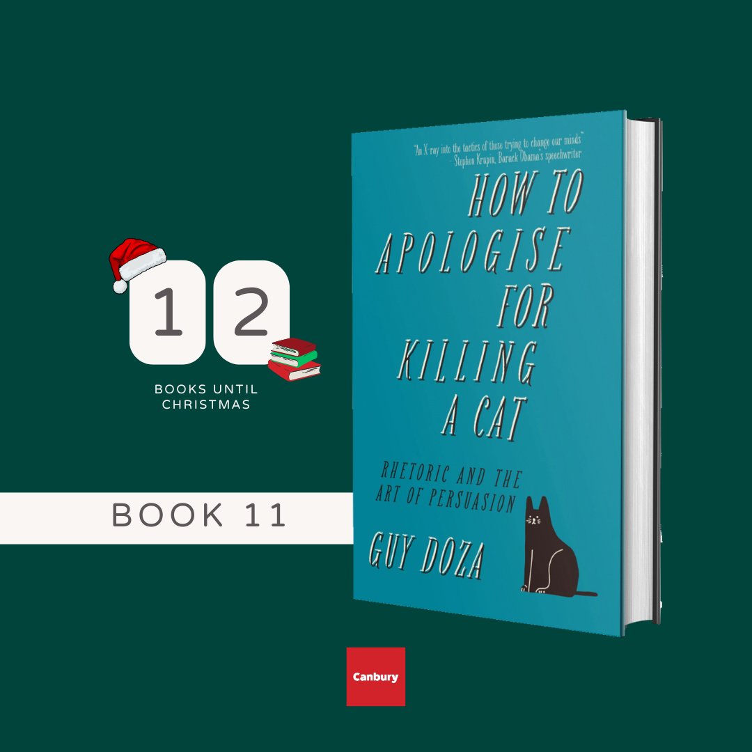 🎄12 Books Until Christmas. Book 11 🎁

Guy Doza delves into punchy sayings from Julius Caesar to modern marketing to show how leaders, businesses and even our own friends use the ancient art of persuasion, rhetoric–and how we can too.

Get your copy at canburypress.com