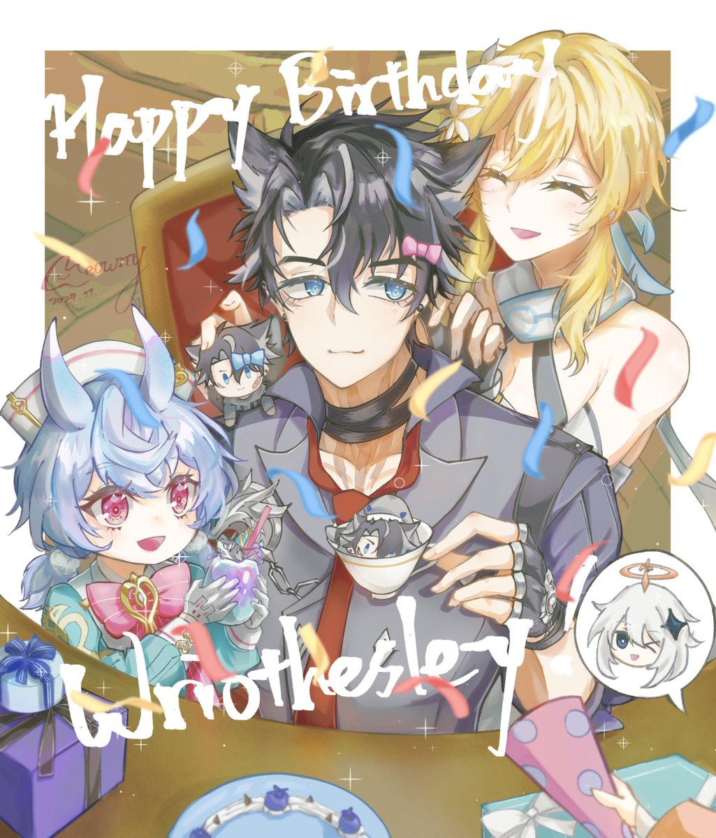 結果下班回來還是再修了一下…！這次就不刪文重發了…（加筆修正）
#リオセスリ　#Wriothesley