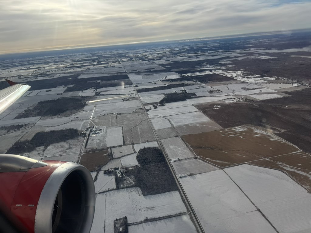 A wintery #FieldUpdate on the Ottawa approach.