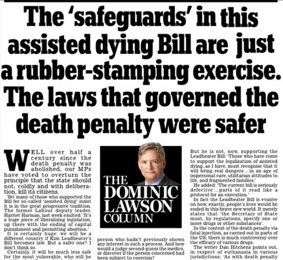 RightToLifeUK's tweet image. Daily Mail - The laws that governed the death penalty were safer dailymail.co.uk/debate/article…