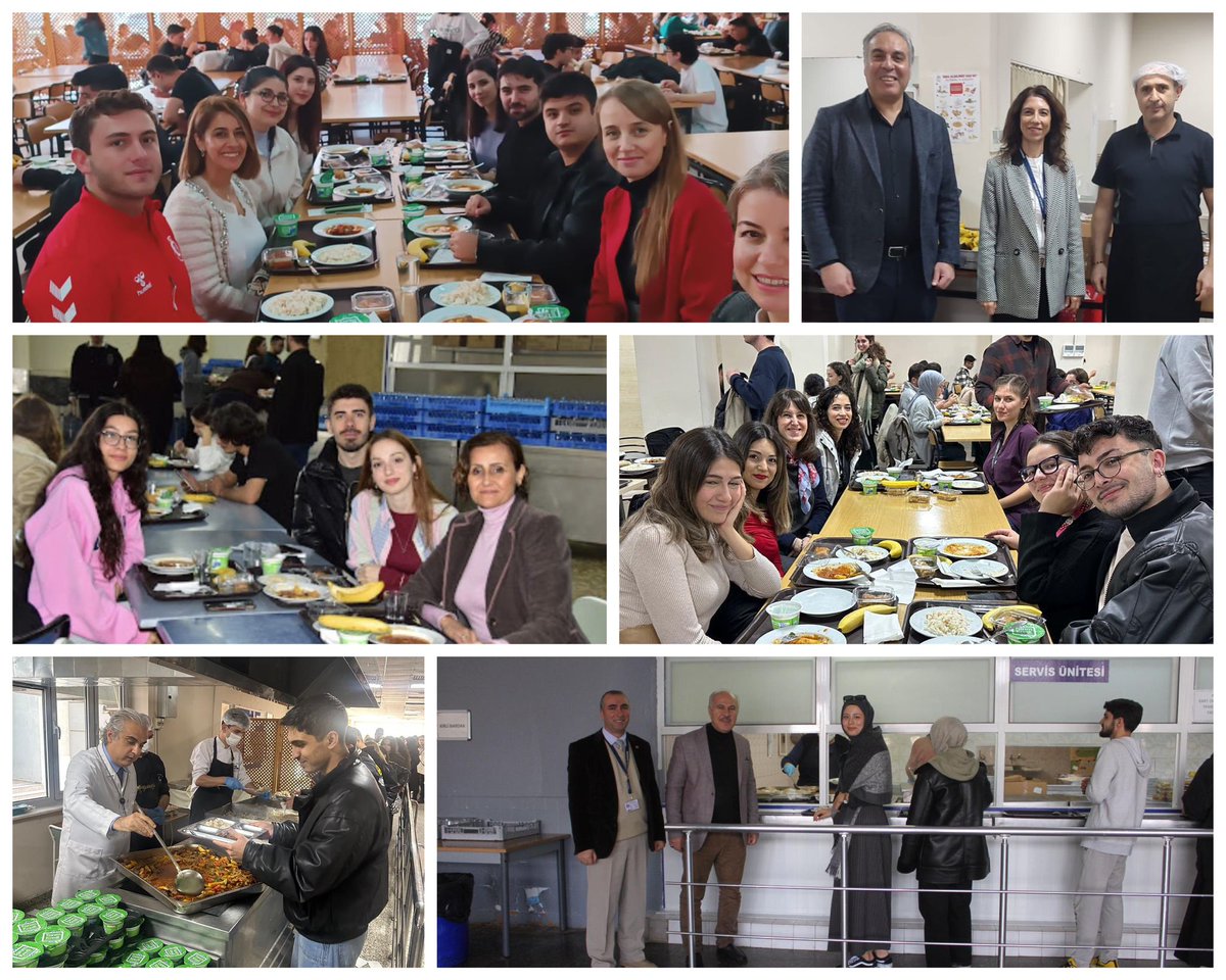 🍽️ Yemek hizmetlerimizi kendi imkanlarımızla sağlayarak, öğrenci ve personelimize kaliteli ve güvenilir bir hizmet sunmayı amaçlayan uygulamamız, tüm yerleşkelerimizde hayata geçti.

👉 Farklı yerleşkelerimizdeki yemekhanelerimizde, akademik/idari birim yöneticilerimiz