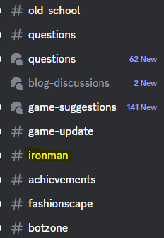 ZenGatherer's tweet photo. @JagexBlossom Hey you 😊Is there any chance we can have a channel for level 3 Skillers on Discord? Just like we do for #IronMan? https://t.co/SBAkzEzOC2