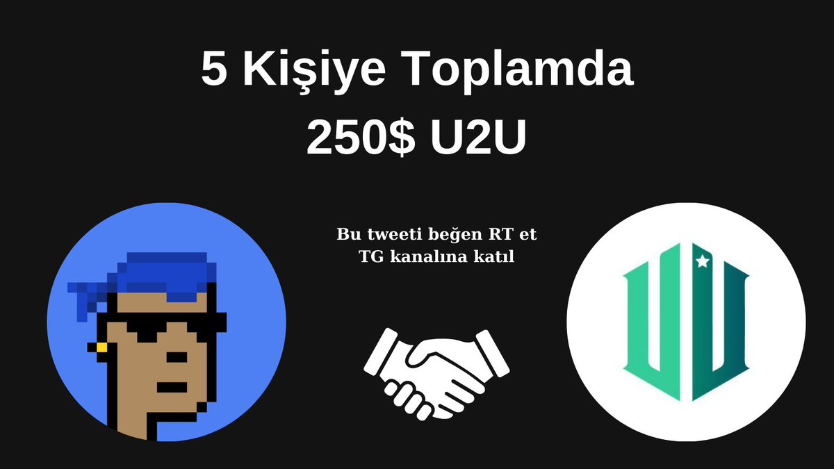 Millet çekiliş geldi 🚀

U2U Network projesinden açılış fiyatından 5 kişiye toplam 250$ dağıtıyorum.

Yani açılıştan 5X yaparsa ödül 1250$ olacak. Şartlar çok basit

Bu tweeti beğen RT et , 

Kanala katıl : t.me/u2unetworkTR 

Bu arada projenin 13M$ yatırımı var :)