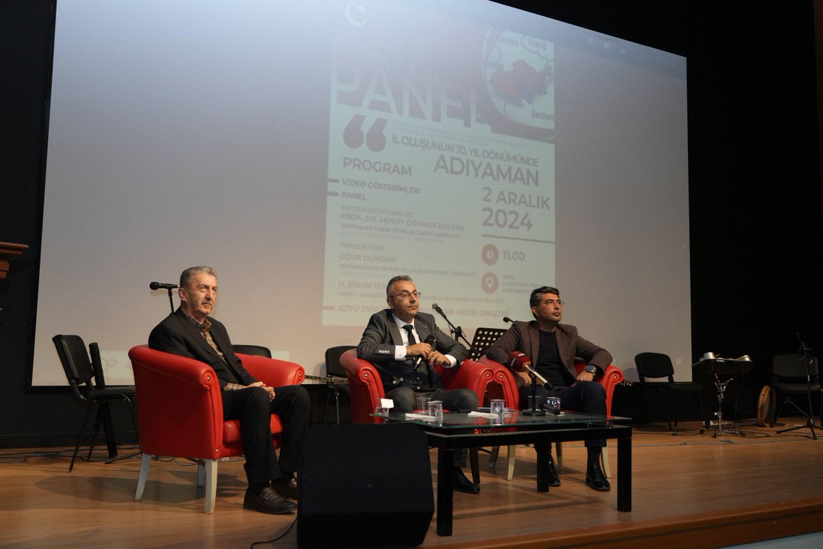 Üniversite’de Adıyaman Paneli

Adıyaman Üniversitesinde “İl Oluşunun 70. Yıl Dönümünde Adıyaman” Başlıklı Panel Düzenlendi. Panelde, Prof. Dr. Murat Gökhan Dalyan, Yüksek Şehir Plancısı Uğur Dündar, ve Adıyaman Kent Konseyi Başkanı H. Sinan Temel ise, Adıyaman’la ilgili sunumlar