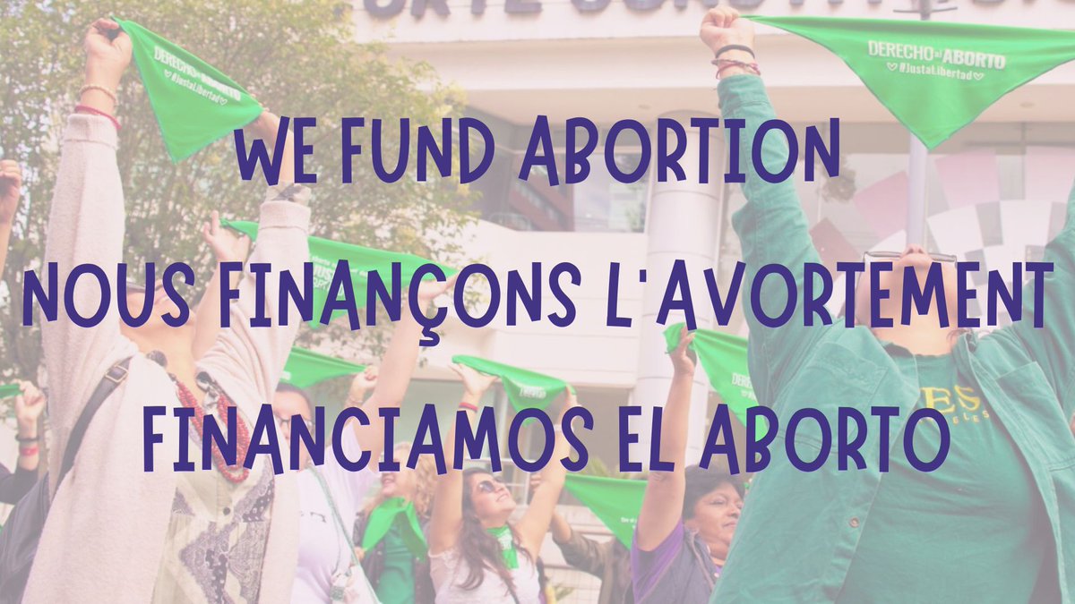 Hello lovely feminists at #AWID2024! 👋

We invite you to apply for funding to support your work on safe abortion : saafund.org/apply-for-fund…

Grants of up to $120,000 available to groups in 140 low and middle income countries. 

Info on our website in English, French &amp; Spanish.