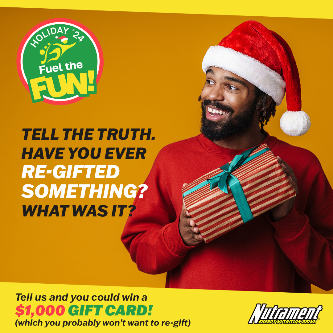 IT’S THE PERFECT GIFT! (JUST NOT FOR YOU.)🎁Comment here for a chance to win a holiday prize package with a $1,000 gift card. Must use hashtag #NutramentHolidayPromotion 18+ to enter. Official Rules &amp; Details for Winner Notification Procedure: nutrament.com/rules