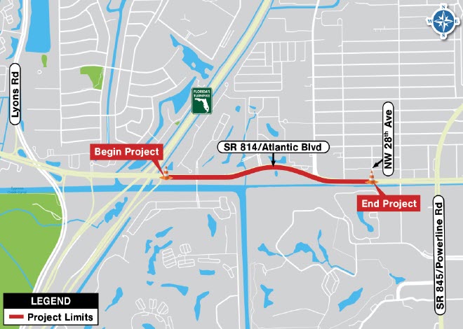 FDOT District 4 (@myfdot_sefl) on Twitter photo FDOT is pleased to inform the community about the upcoming lighting improvements project for SR 814/Atlantic Blvd from the Turnpike to NW 28th Ave in <a href="/mypompanobeach/">City of Pompano Beach</a>. Construction will begin in December 2024.
Visit d4fdot.com/bcfdot/index.a… for details as the project progresses. FDOT is pleased to inform the community about the upcoming lighting improvements project for SR 814/Atlantic Blvd from the Turnpike to NW 28th Ave in <a href="/mypompanobeach/">City of Pompano Beach</a>. Construction will begin in December 2024.
Visit d4fdot.com/bcfdot/index.a… for details as the project progresses.
