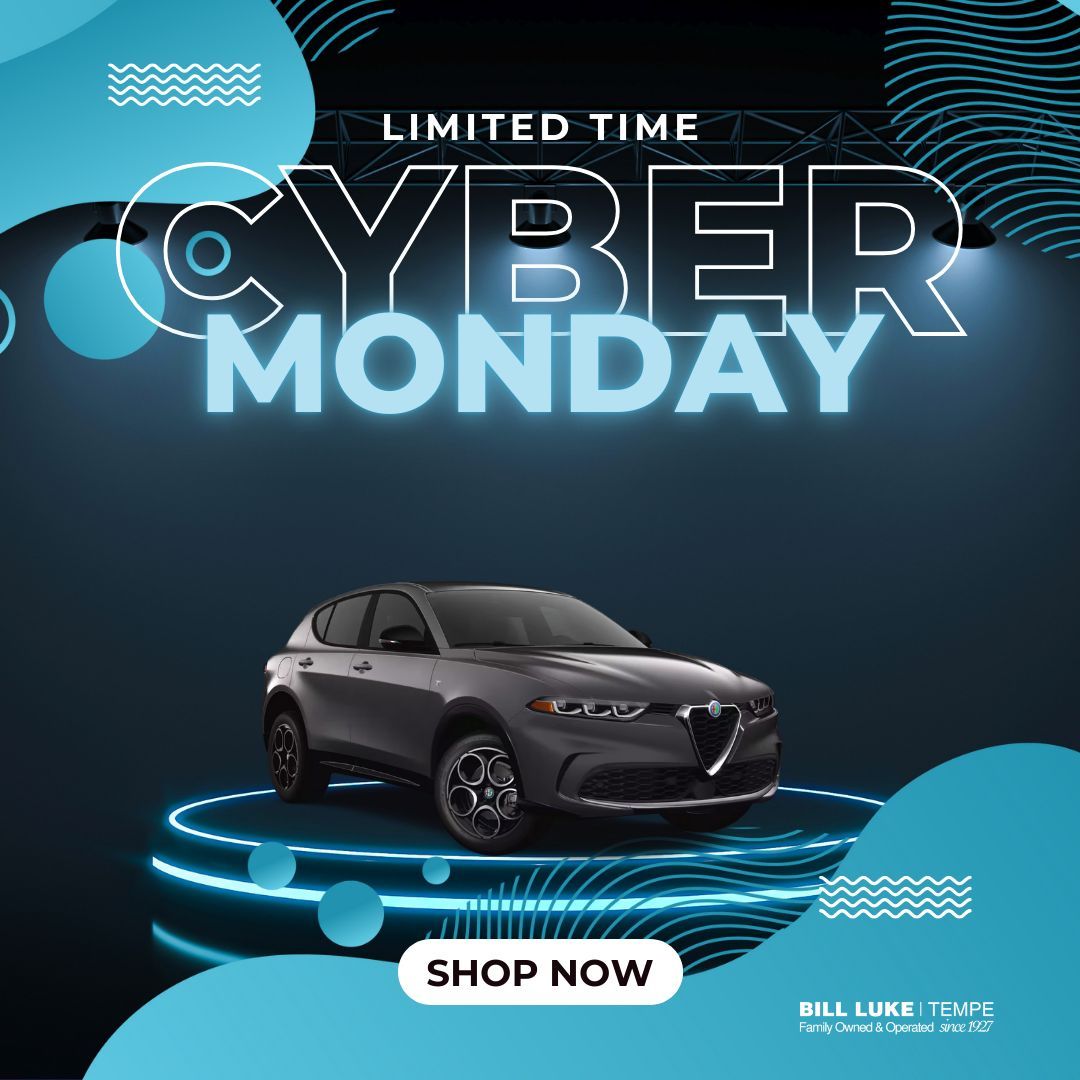 BillLukeTempe's tweet image. The countdown to savings is on! This Cyber Monday, get exclusive deals on new and used cars at Bill Luke Tempe. 🚗 Shop today and drive away with unbeatable savings. #CyberMondayCarDeals #BillLukeTempe #DriveIntoSavings #EpicDeals #Cars #az #arizona #gilbert #santan #carsforsale