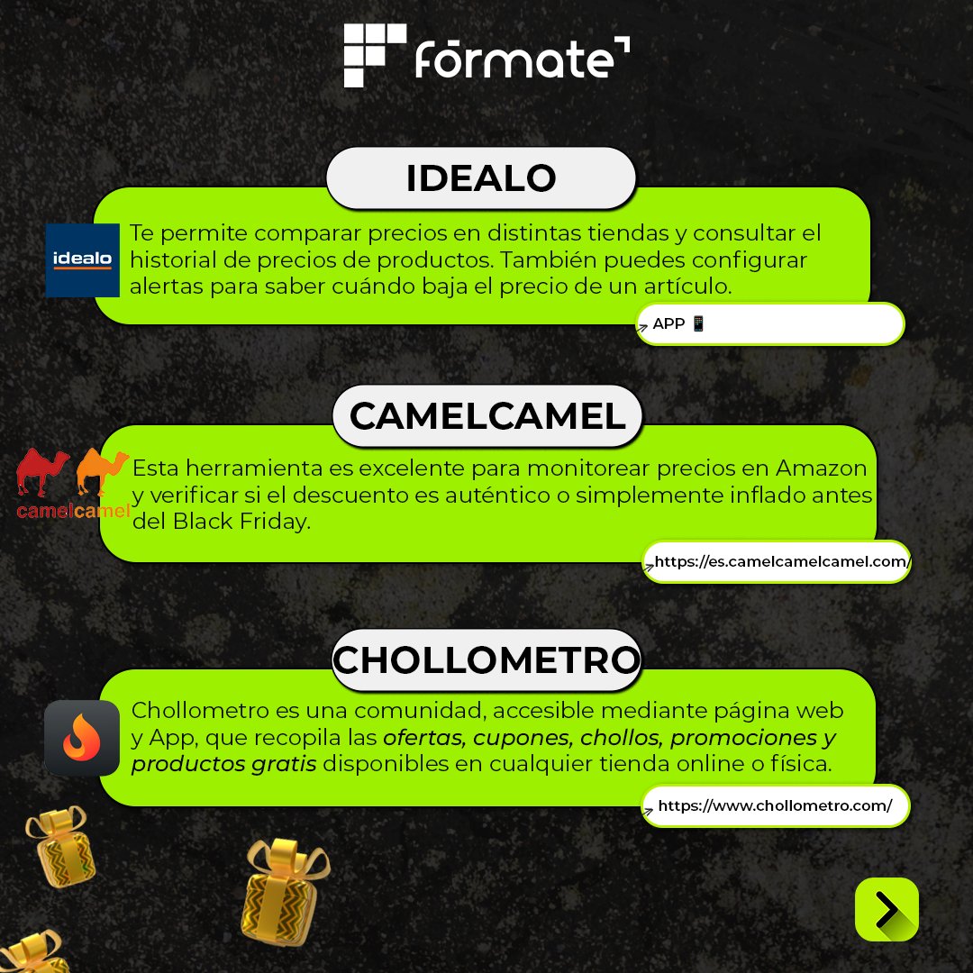 Formate_es's tweet photo. Descubre nuestras recomendaciones de apps para comparar precios, encontrar las mejores ofertas, y comprar con inteligencia. ✅ 🎁📲 Comparte este post con amigos. 💬 🤔 ¿Ya tienes tu lista preparada? #cursosonline #cursosgratuitos #cursosgratis #gratis #Formate_es https://t.co/nRxsM4BAch