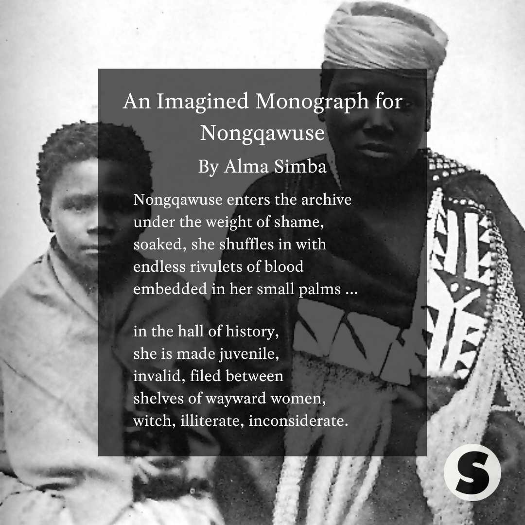 A 19th-century prophetess reportedly bore a serious message from the ancestors to her Xhosa people amid British colonial assault. The written archives judged her—but much remains unknown and unacknowledged.

The latest by SAPIENS’ poet-in-residence: loom.ly/hkBiRdc