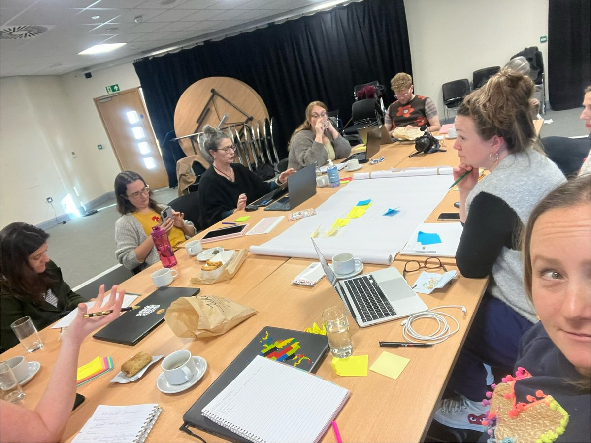 Great day at y Ffwrnes in Llanelli for the Breaking the Box evaluation framework meeting. Always good to talk in person. Exciting times ahead.