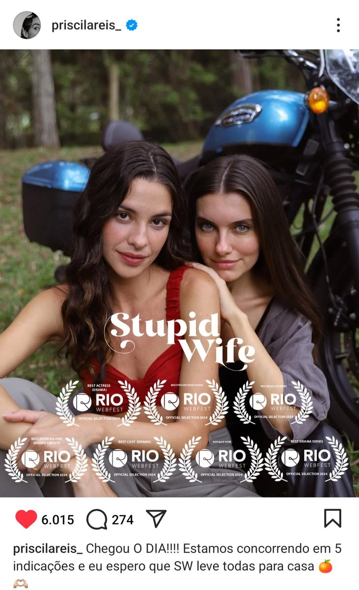 Fernand48566631's tweet image. Que venham mais prêmios!
Priscila Reis e Priscila Buiar (atrizes) #stupidwife #valu #buiareis Vamos Juntas ❤️🌻🍊