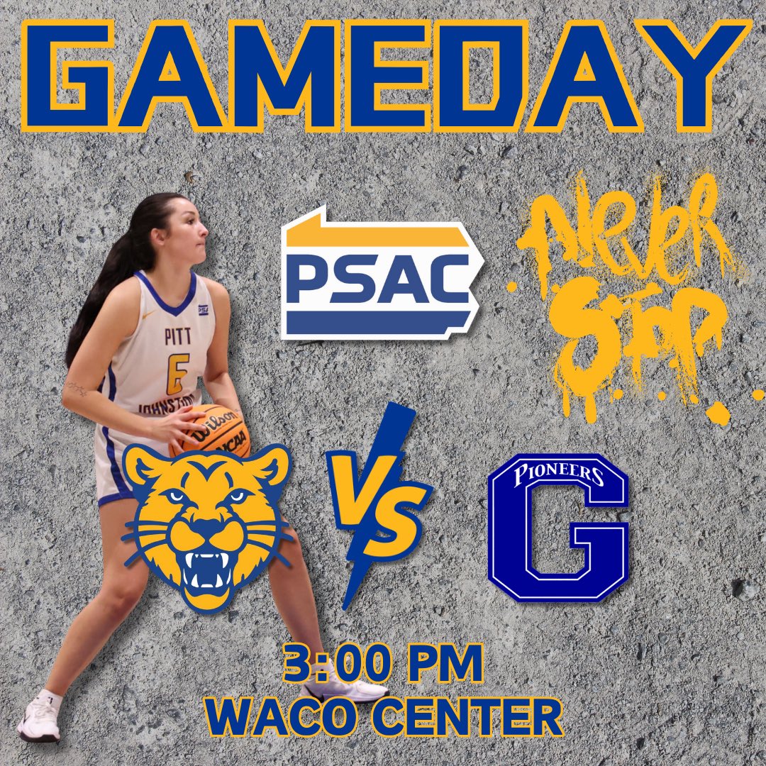 IT'S GAMEDAY!! The Cats take on Glenville State in a non-conference matchup on the road. Game begins at 3:00 PM. GO CATS!!🐱🏀