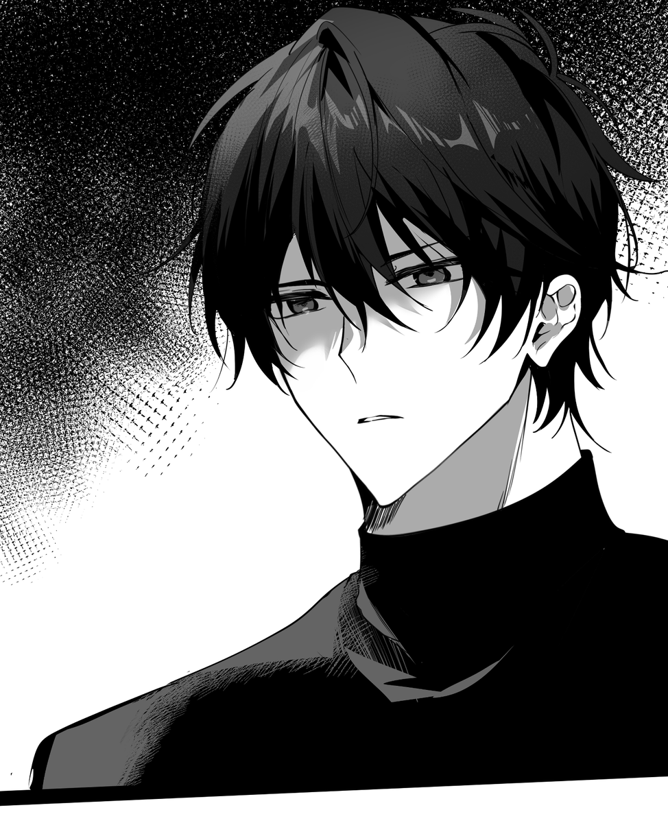 tldr i'm really bad (+hate) at lineart so i've been practicing.. and with some tones too

kinda #efu_oc 