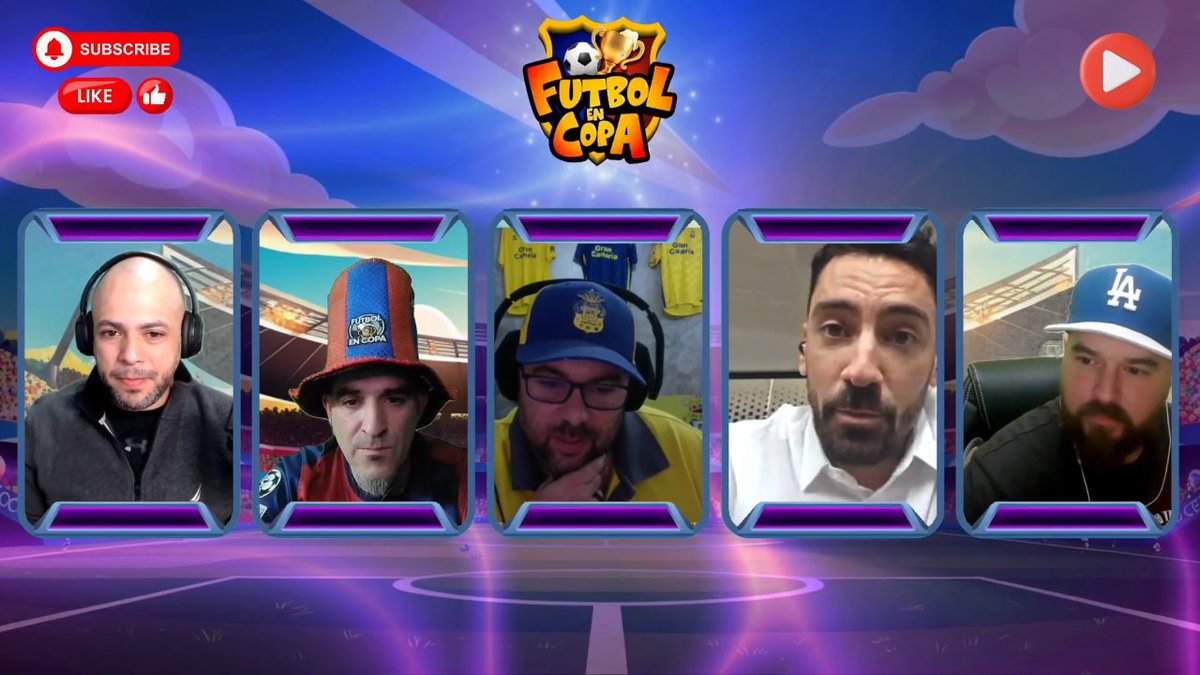 ➡️ Hoy también nos pasamos por el Directo de <a href="/Futbolencopa/">FÚTBOL EN COPA</a> ‼️

Estamos en su directo comentando el #BarçaLasPalmas del pasado sábado 😜

¡Dale clic!
🔗 youtube.com/watch?v=INLjDQ…