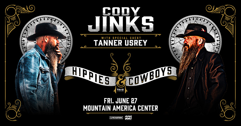 JUST ANNOUNCED!
CODY JINKS: The Hippies and Cowboys Tour is coming to the Mountain America Center in Idaho Falls on Friday, June 27, 2025!
Public On Sale | Fri, Dec 6 at 10AM
SET THOSE ALARMS! 📷 will go fast: bit.ly/3OGvQQZ