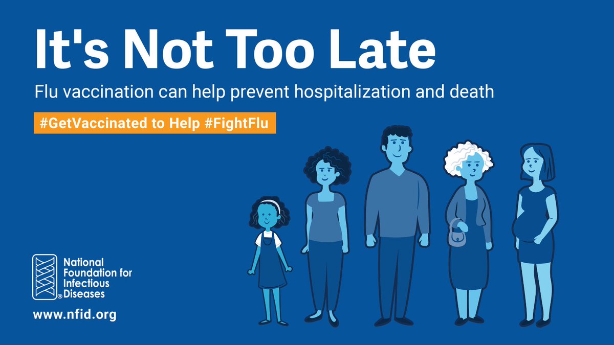 🆕 It’s Not Too Late to #GetVaccinated to Help #FightFlu

'The best time to plant a tree is 30 years ago. The second-best time is now.' You can still benefit from a flu vaccine throughout the season.

ow.ly/cXnJ50Ui5Po via #NFID Blog